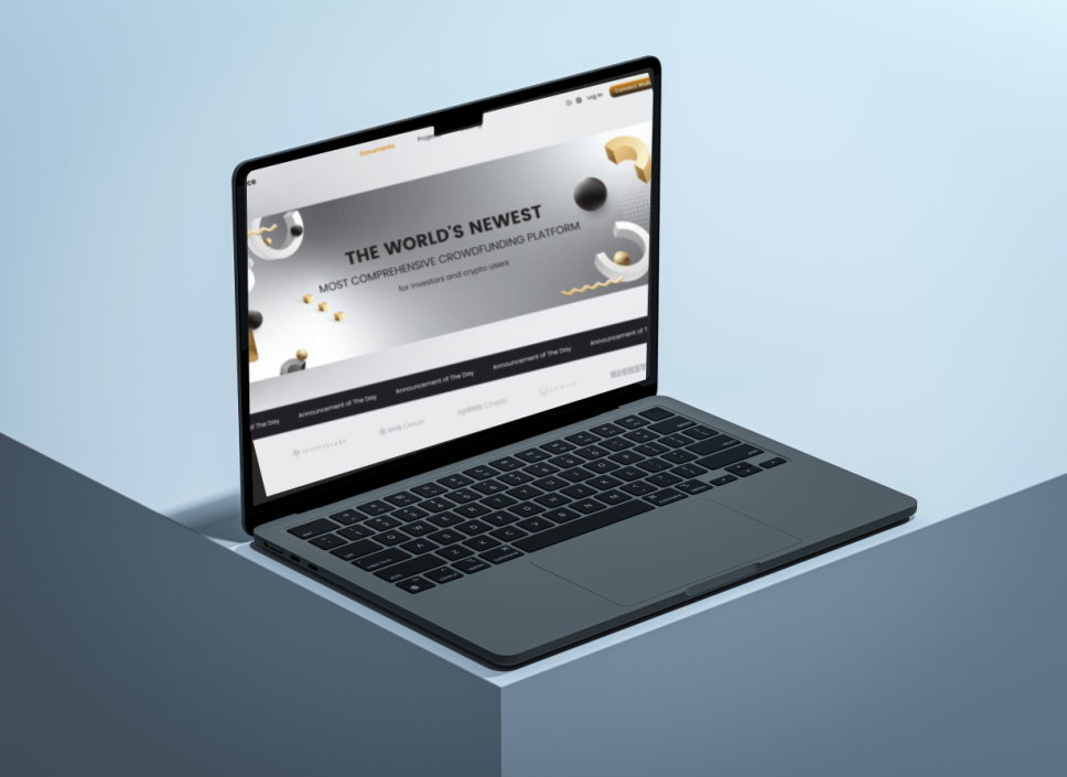 Crowd Finance Token Launch Platform supported by Web3 Development Service